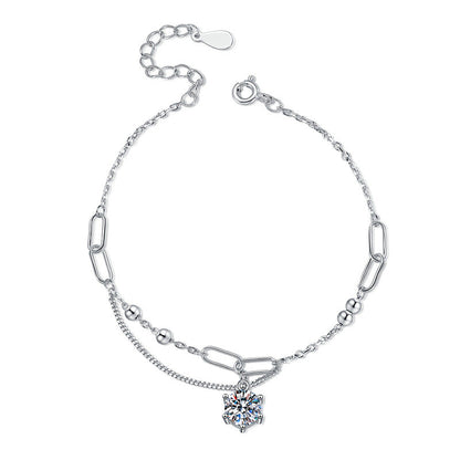 [Legend]CLASSIC SOLITAIRE MOISSANITE BRACELET