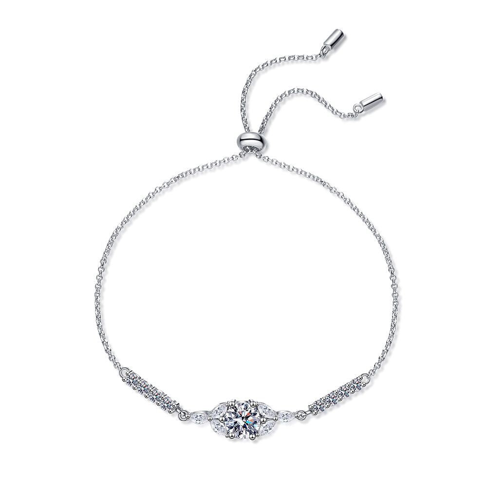 [Legend]BLOOMING STAR-FLOWER MOISSANITE BRACELET