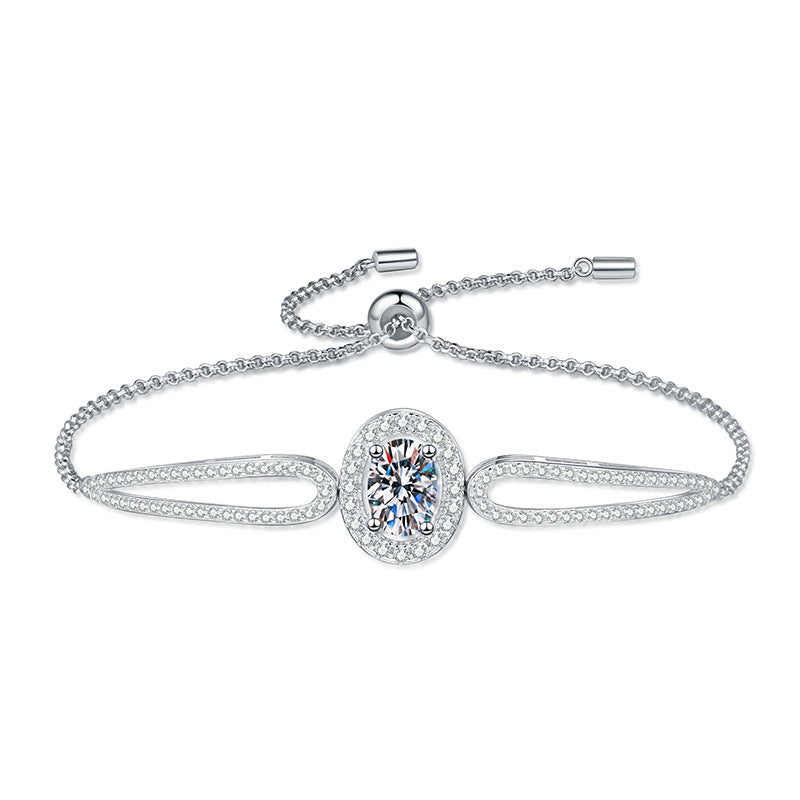 [Legend]"PIGEON'S EGG" TEARDROP MOISSANITE BRACELET