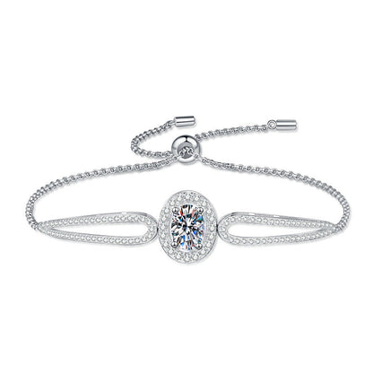 [Legend]"PIGEON'S EGG" TEARDROP MOISSANITE BRACELET