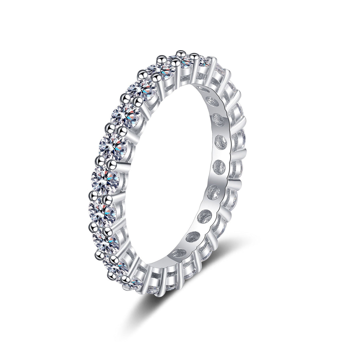 [Legend]LUXURIOUS 2.2 CARAT FULL ETERNITY MOISSANITE RING