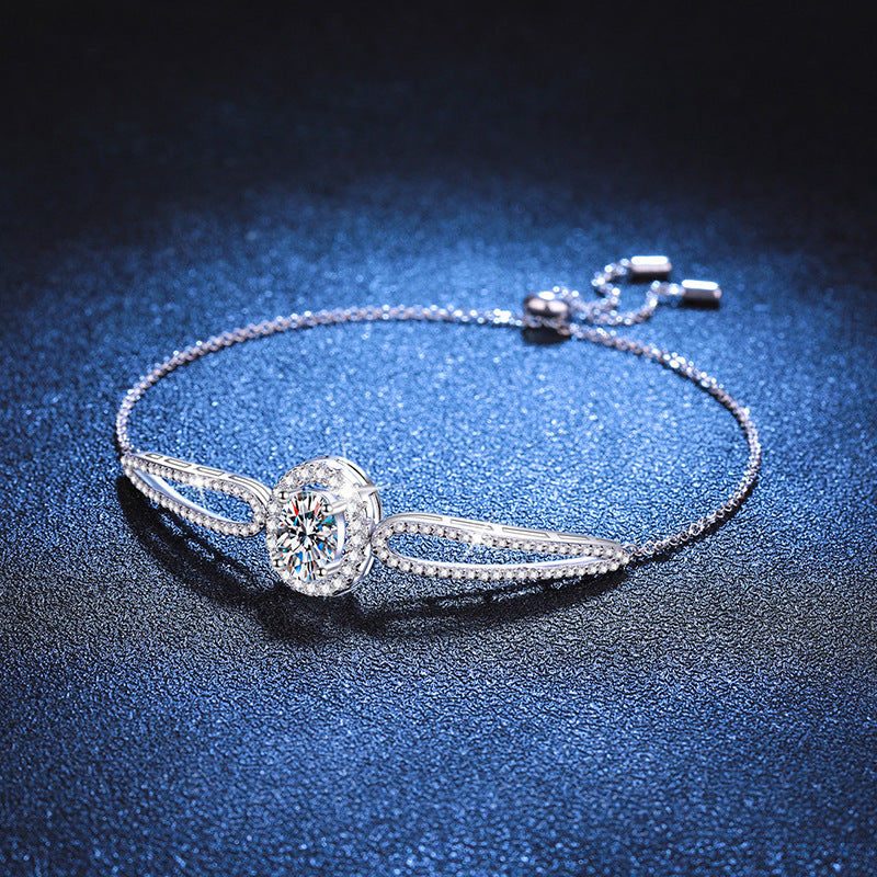 [Legend]"PIGEON'S EGG" TEARDROP MOISSANITE BRACELET