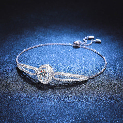 [Legend]"PIGEON'S EGG" TEARDROP MOISSANITE BRACELET