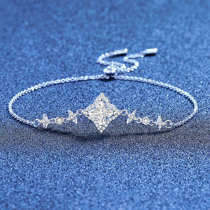 [Legend]MARQUISE-CLOVER MOISSANITE BRACELET