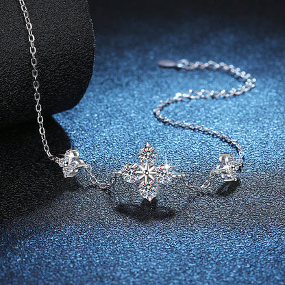 [Legend]CLOVER LUCKY CHARM MOISSANITE BRACELET