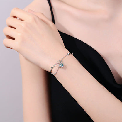 [Legend]CLASSIC SOLITAIRE MOISSANITE BRACELET