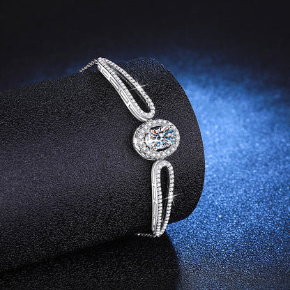 [Legend]"PIGEON'S EGG" TEARDROP MOISSANITE BRACELET