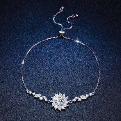 [Legend]RADIANT SUNFLOWER MOISSANITE BRACELET