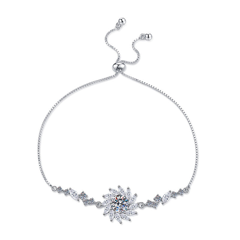 [Legend]RADIANT SUNFLOWER MOISSANITE BRACELET