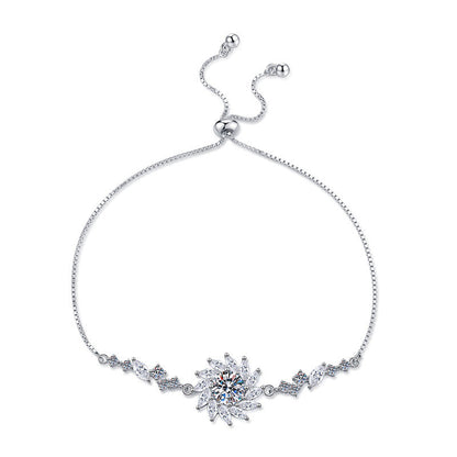 [Legend]RADIANT SUNFLOWER MOISSANITE BRACELET