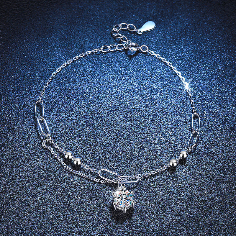 [Legend]CLASSIC SOLITAIRE MOISSANITE BRACELET