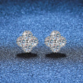 [Legend]ELEGANT FOUR-LEAF CLOVER MOISSANITE STUD EARRINGS