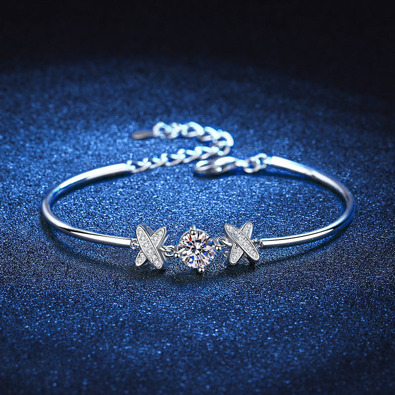 [Legend]ELEGANT BOW-KNOT MOISSANITE BRACELET