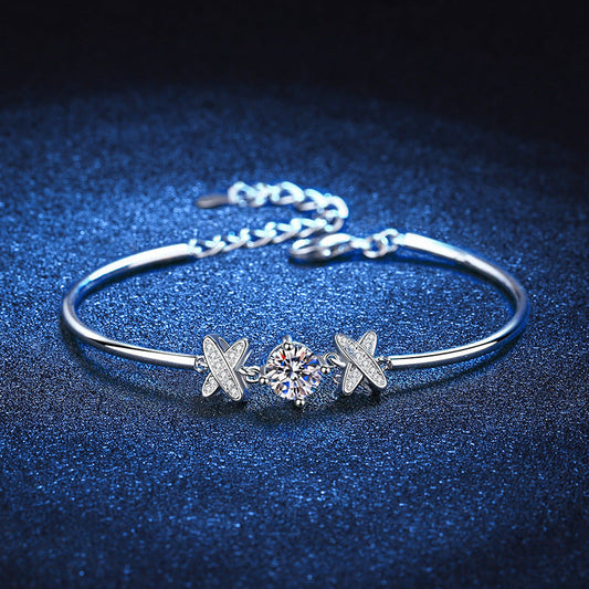 [Legend]ELEGANT BOW-KNOT MOISSANITE BRACELET