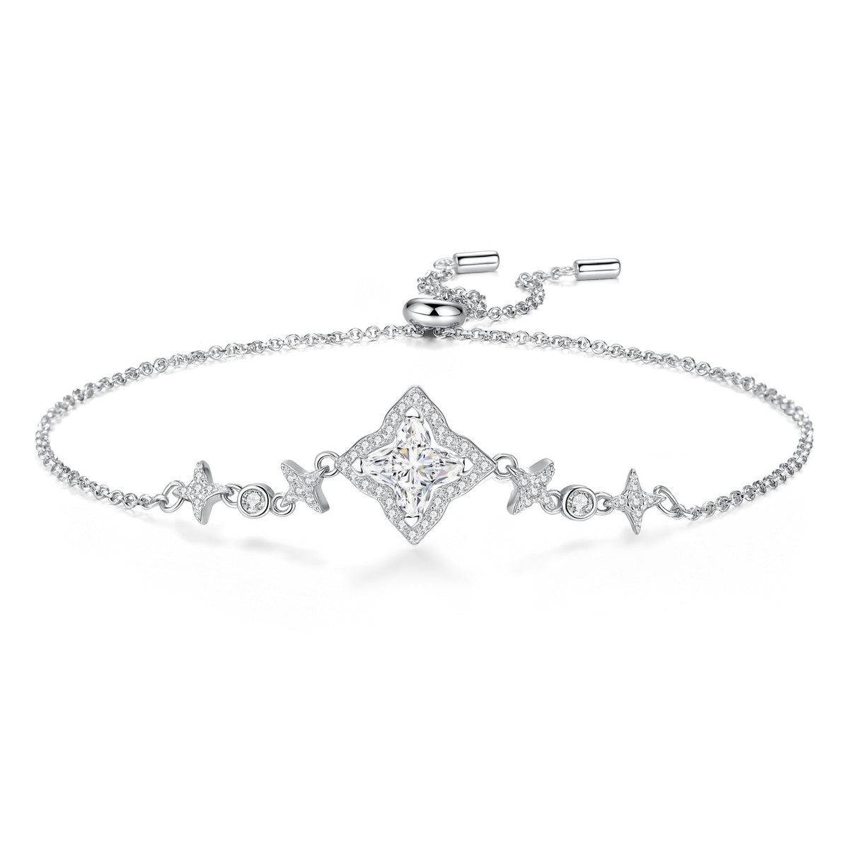 [Legend]MARQUISE-CLOVER MOISSANITE BRACELET