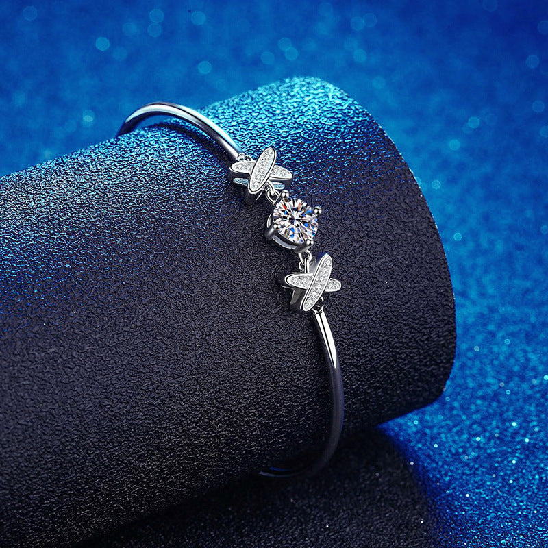 [Legend]ELEGANT BOW-KNOT MOISSANITE BRACELET