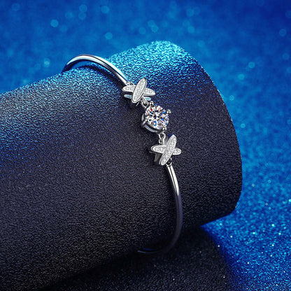 [Legend]ELEGANT BOW-KNOT MOISSANITE BRACELET