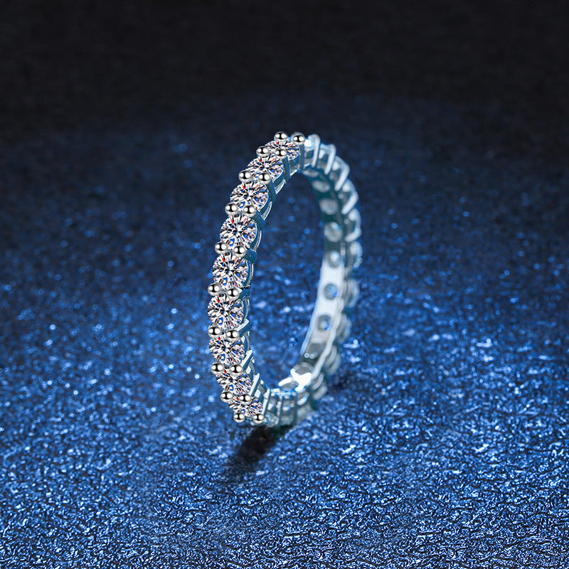 [Legend]LUXURIOUS 2.2 CARAT FULL ETERNITY MOISSANITE RING