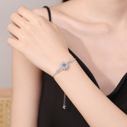 [Legend]RADIANT SUNFLOWER MOISSANITE BRACELET