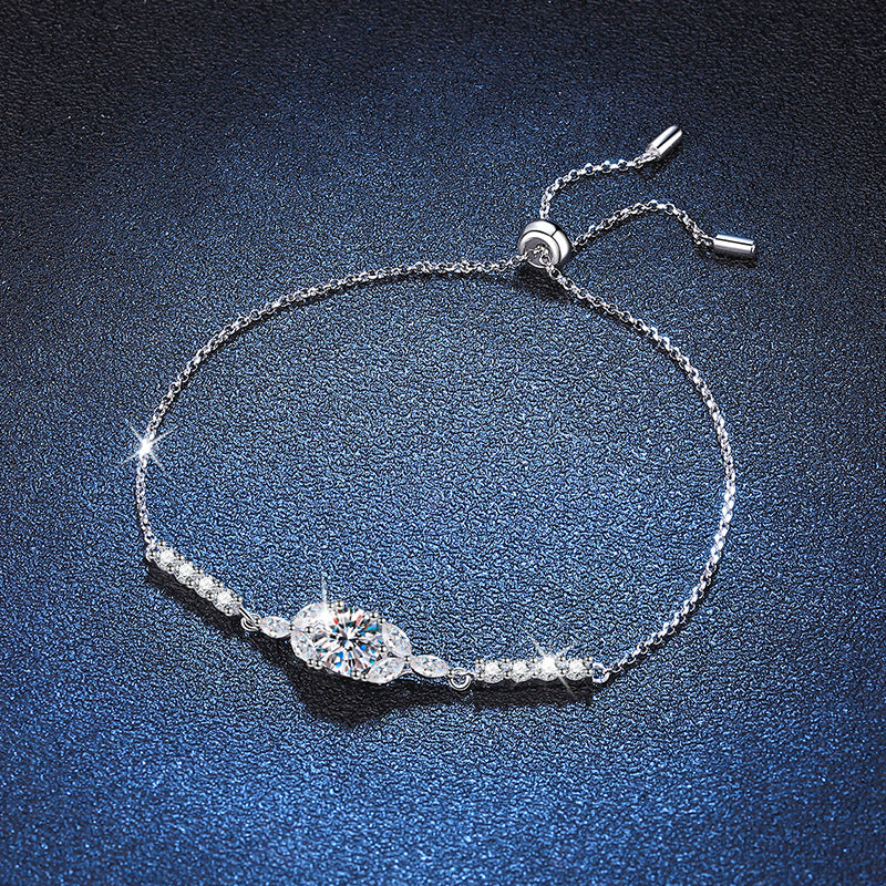 [Legend]BLOOMING STAR-FLOWER MOISSANITE BRACELET