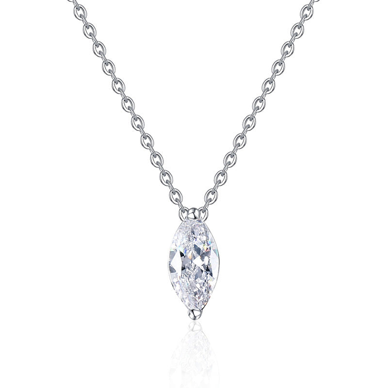 [Legend]SOPHISTICATED MARQUISE-CUT MOISSANITE PENDANT NECKLACE
