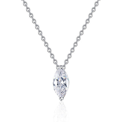 [Legend]SOPHISTICATED MARQUISE-CUT MOISSANITE PENDANT NECKLACE