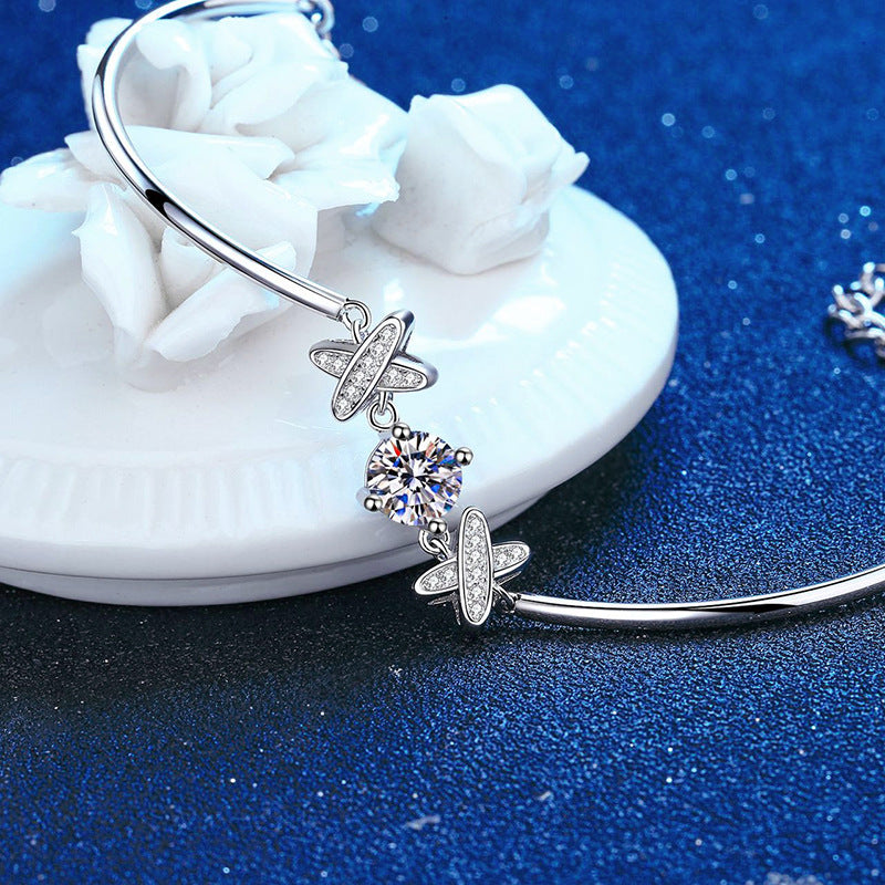 [Legend]ELEGANT BOW-KNOT MOISSANITE BRACELET