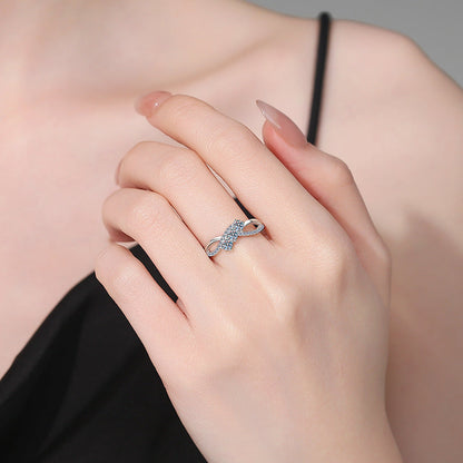 [Legend]INTERTWINING LOVE MOISSANITE RING