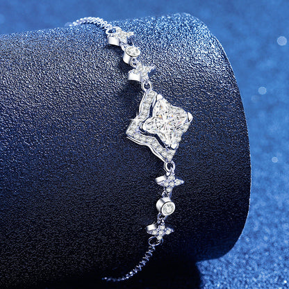 [Legend]MARQUISE-CLOVER MOISSANITE BRACELET