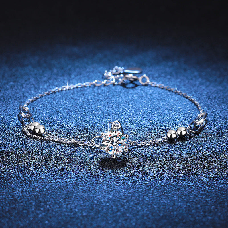 [Legend]CLASSIC SOLITAIRE MOISSANITE BRACELET