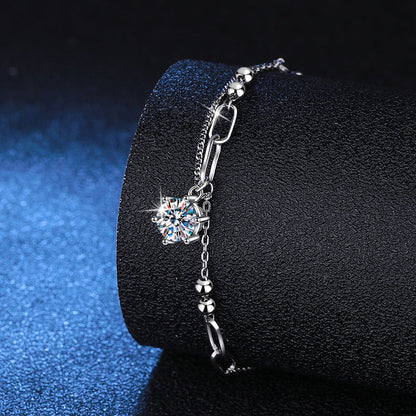 [Legend]CLASSIC SOLITAIRE MOISSANITE BRACELET