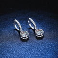 [Legend]CLASSIC 6-PRONG MOISSANITE DROP EARRINGS