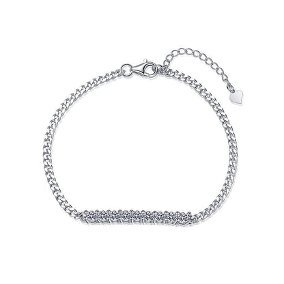 [Legend]SMILING CURVE MOISSANITE BRACELET