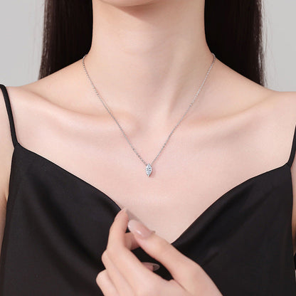 [Legend]SOPHISTICATED MARQUISE-CUT MOISSANITE PENDANT NECKLACE