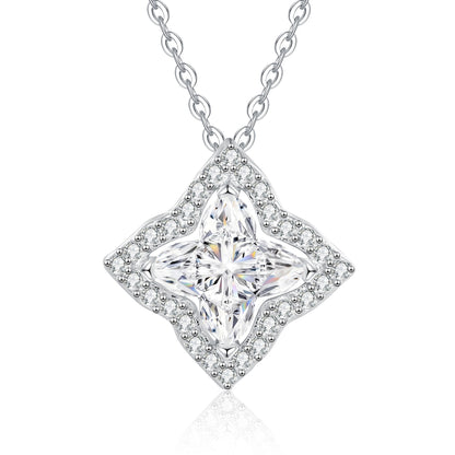 [Legend]STAR-CLOVER MOISSANITE NECKLACE