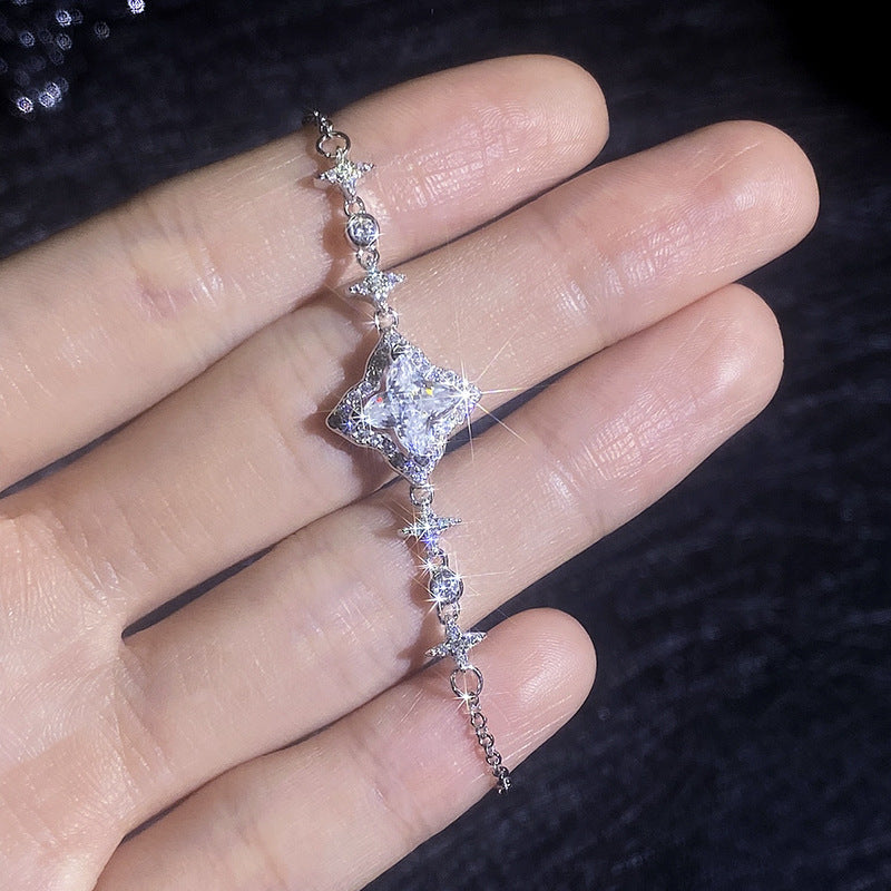 [Legend]MARQUISE-CLOVER MOISSANITE BRACELET