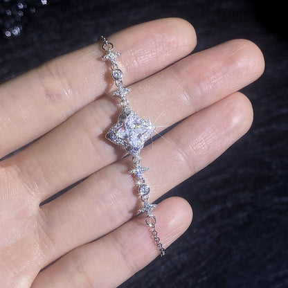 [Legend]MARQUISE-CLOVER MOISSANITE BRACELET