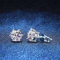 [Legend]SIX-PRONG MOISSANITE EARRINGS