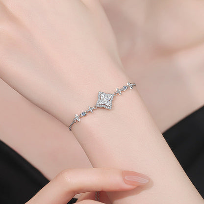 [Legend]MARQUISE-CLOVER MOISSANITE BRACELET