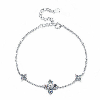 [Legend]CLOVER LUCKY CHARM MOISSANITE BRACELET