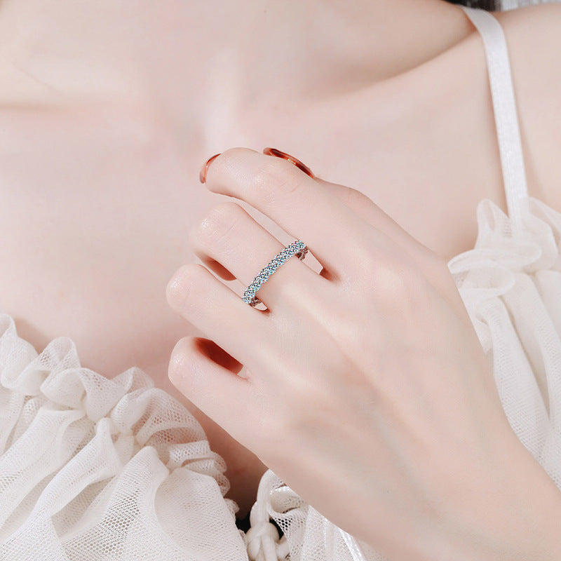 [Legend]LUXURIOUS 2.2 CARAT FULL ETERNITY MOISSANITE RING