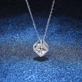 [Legend]GEOMETRIC SUGAR-CUBE MOISSANITE NECKLACE