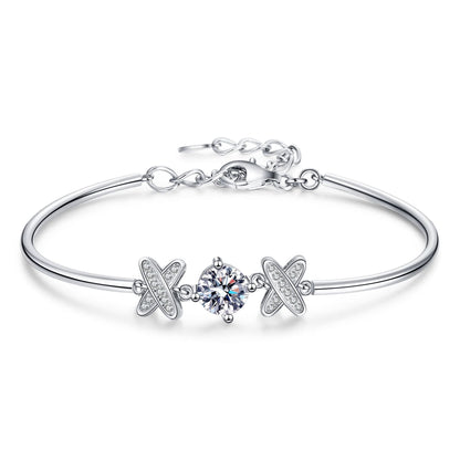 [Legend]ELEGANT BOW-KNOT MOISSANITE BRACELET