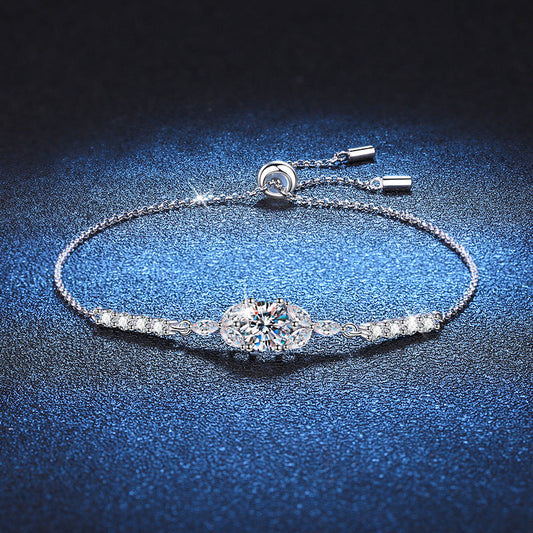 [Legend]BLOOMING STAR-FLOWER MOISSANITE BRACELET