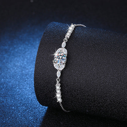 [Legend]BLOOMING STAR-FLOWER MOISSANITE BRACELET