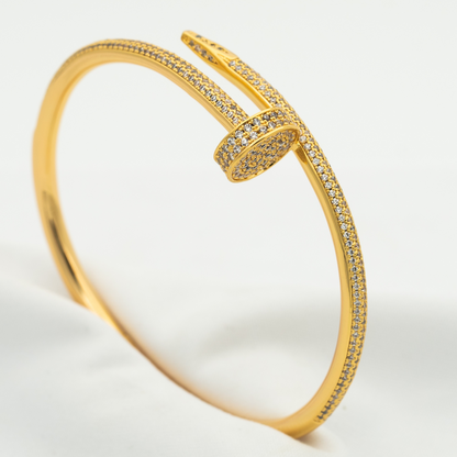 [Legend]JUSTE UN CLOU 3.5MM FULL PAVÉ NAIL BANGLE