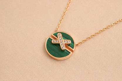 [Legend]JEUX DE ROSE GOLD DIAMOND NECKLACE