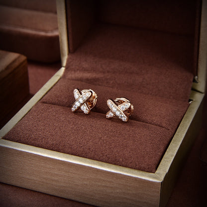 [Legend]JEUX DE GOLD DIAMOND EARRINGS
