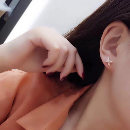 [Legend]JEUX DE GOLD DIAMOND EARRINGS