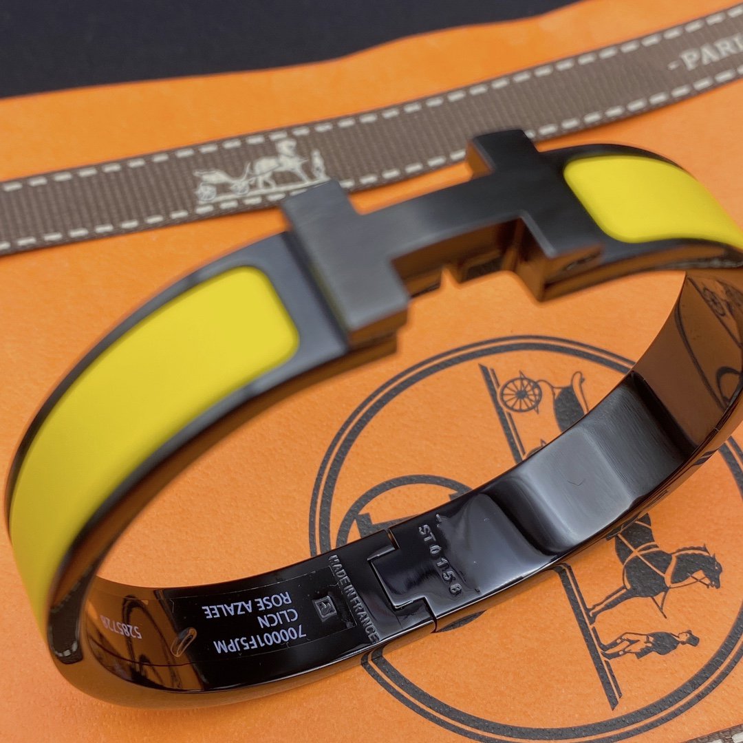 [Legend]CLIC HM SO BLACK YELLOW BRACELET
